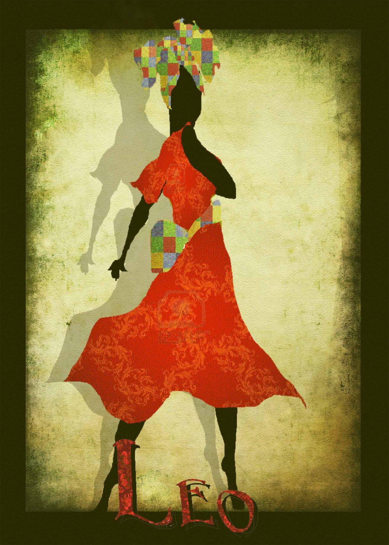 Gwendolyn McShepard Art African Astro Leo