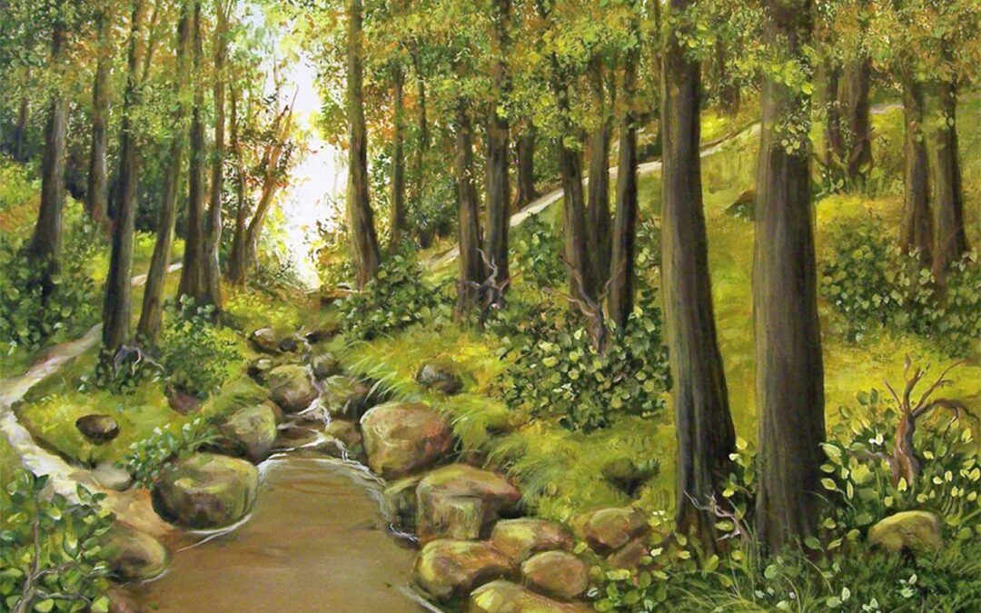 Gwendolyn McShepard Art Amber Creek II