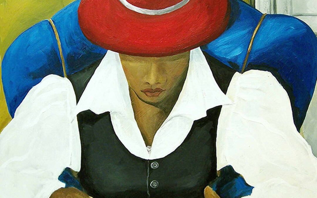 Gwendolyn McShepard Art A Somber Read