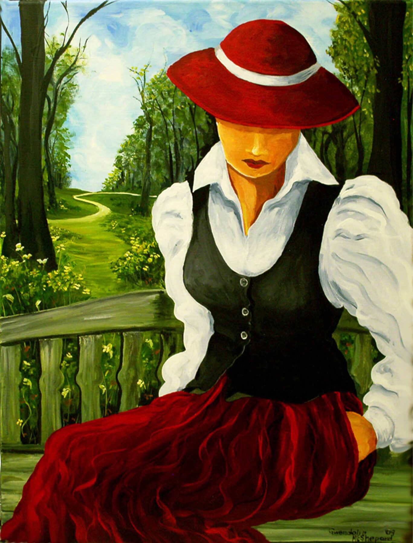 Gwendolyn McShepard Art Alone With My Thoughts