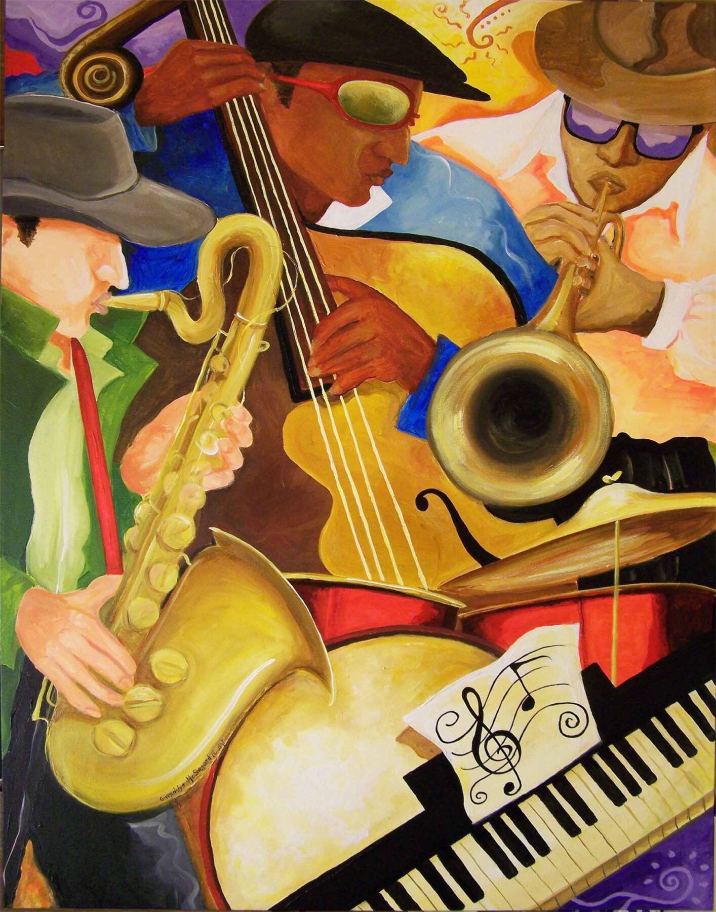 Gwendolyn McShepard Art Jazzin All Night