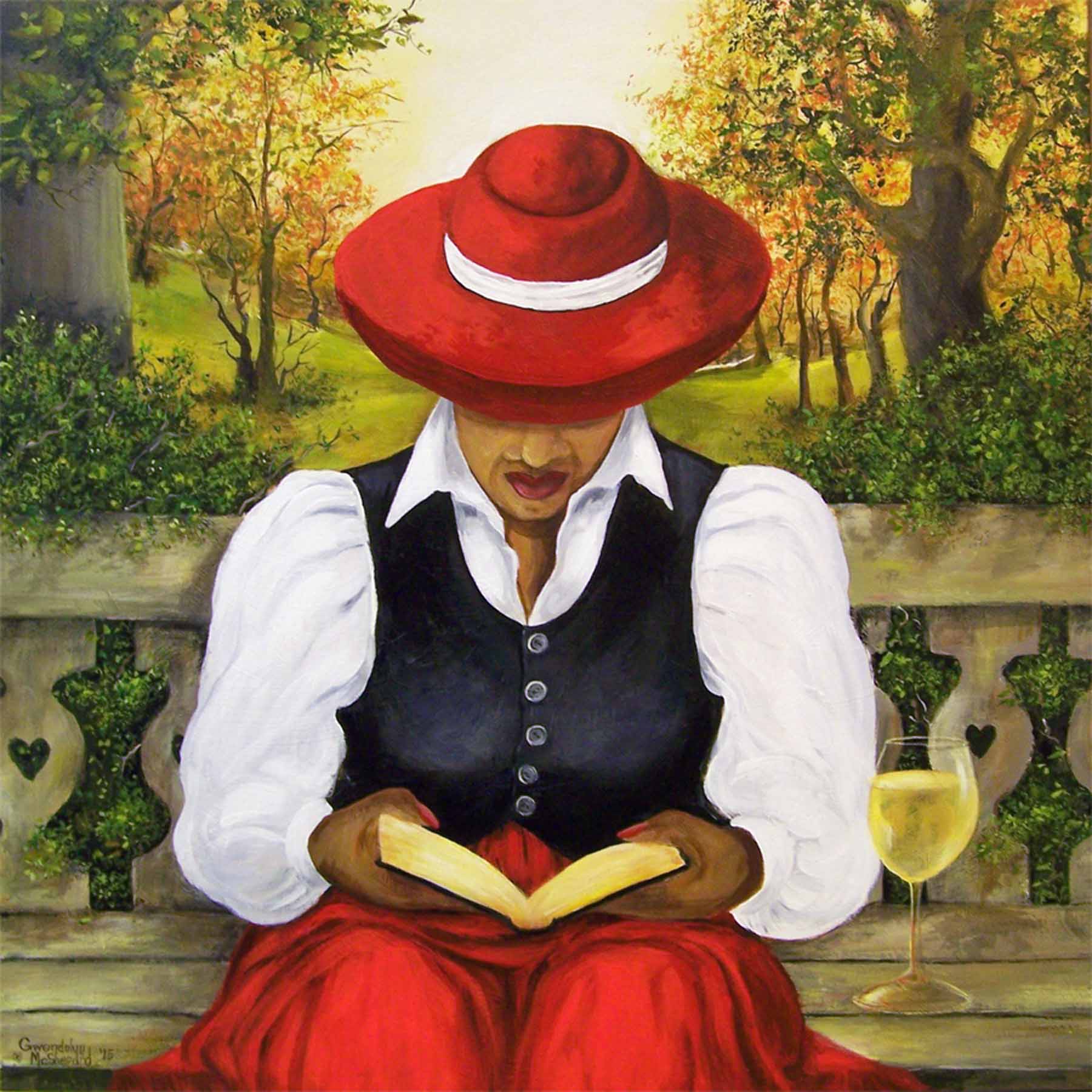Gwendolyn McShepard Art Red Hat Serenity