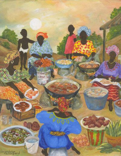 Gwendolyn McShepard Art Women Cooking